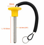 Cable Gym Weight Stack Pin 5/16" D (8mm) For Commercial & Home Gym Stack Pop Pin