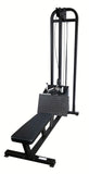 STS Strength Training Series Low Seated Row Machine Black, Commercial Back Workout Equipment with 300 lb Weight Stack, Heavy Duty Cable System, Step-Through Design, Diamond Plate Foot Platform
