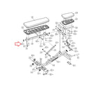 Matrix Fitness Strength System Plastic Endcap 1-1/2" x 2" 1000309842