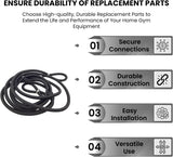 Parabody Home Gym Elastic Tension Cable Cord Bungee 3/16"x72" 6271801