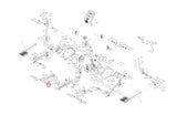 Horizon Fitness Elliptical Left Guide Rail set Semi Assembly 1000426505