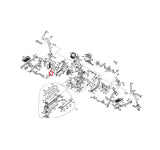 Horizon Fitness Elliptical Crank Arm Assembly 1000201410