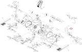 Horizon Fitness Elliptical Right Upper Arm Rest Set Semi Assembly 1000426509