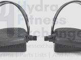 Magnum Fitness Systems Upright Bike Pedal Pair Set With Straps 1/2" 0583012