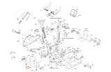Matrix Fitness Upright Bike Back Stabilizer Tube Set Assembly 1000448156