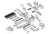 Matrix Fitness Treadmill Left Graphite Grey Accent Plate 1000453108