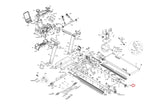Matrix Fitness Treadmill Rear Right Frame Endcap 1000368960