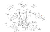 Matrix Fitness Upright Bike Front Stabilizer Tube Set Assembly 1000448155