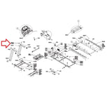 AFG Horizon Fitness Livestrong Treadmill Console Mast Black End Cap 1000233127-hydrafitnessparts