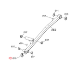 AFG Horizon Fitness Matrix Commercial Retail Elliptical Link Arm Endcap 095884-hydrafitnessparts