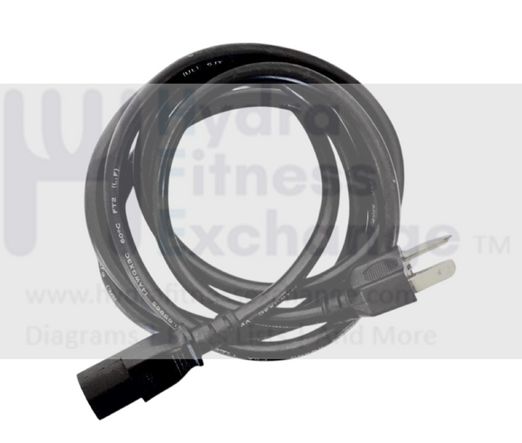 AFG Livestrong Horizon Vision Tempo Fitness Treadmill Power Cord 16AWG 002169-A-hydrafitnessparts