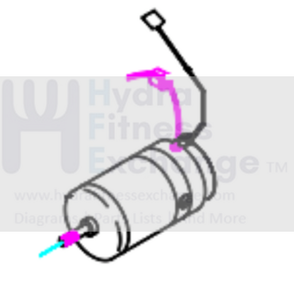 AFG Livestrong Vision Horizon Fitness Treadmill DC Drive Motor Set 1000112728-hydrafitnessparts
