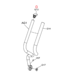 AFG Matrix Retail Horizon Fitness Elliptical Handlebar Endcap 018992-BA-hydrafitnessparts