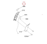 AFG TM438E TM439E Treadmill Left Manipulate Overlay Incline Quick Key 1000343729-hydrafitnessparts