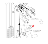 Body Solid G4I Strength System High Pulley Cable 22 Ft JHPC6925-hydrafitnessparts