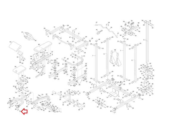 Bodyfit Epic Freespirit Motion Gold's Gym Health Rider Icon Image Life Styler Weslo Weider Reebok Strength System Screw M4 X 16mm 144985-hydrafitnessparts