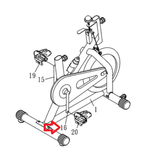 Bodysolid BFSB10 Best Fitness Stationary Bike Right Crank Arm BFSB-16-hydrafitnessparts