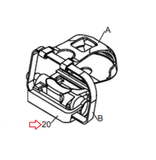Bodysolid BFSB10 Best Fitness Stationary Bike Right Pedal BFSB-20-hydrafitnessparts