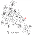 Bodysolid BFSB10 Best Fitness Stationary Bike Wheel BFSB-53-hydrafitnessparts