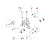 Bowflex BFX C6 BIKE Stationary Bike Tablet Holder Bracket Assembly 1000513171-hydrafitnessparts