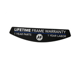Horizon Fitness Elliptical Rear Decal Cover Synthetic Paper 1000414216