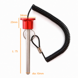 Magnetic Red Weight Stack Pin For Cable Gym Commercial & Home Gym Pins Pop Knob