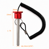 Magnetic Red Weight Stack Pin For Cable Gym Commercial & Home Gym Pins Pop Knob