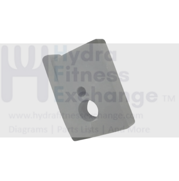 Cybex 600T Treadmill Left Rear End Cap PL-15563-hydrafitnessparts