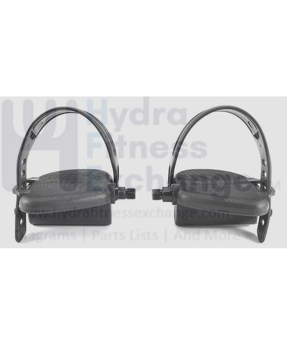 Cybex 625C 625R 750C 750R Stationary Bike Right Pedal Pair Without Straps-hydrafitnessparts