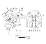 Cybex 770R 750R 625R 525R Stationary Bike Gray Endcap PL-20230G-hydrafitnessparts