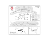 Cybex 770T 790T Treadmill Center Pulse Bar Handlebar w pod KPL-23294-hydrafitnessparts