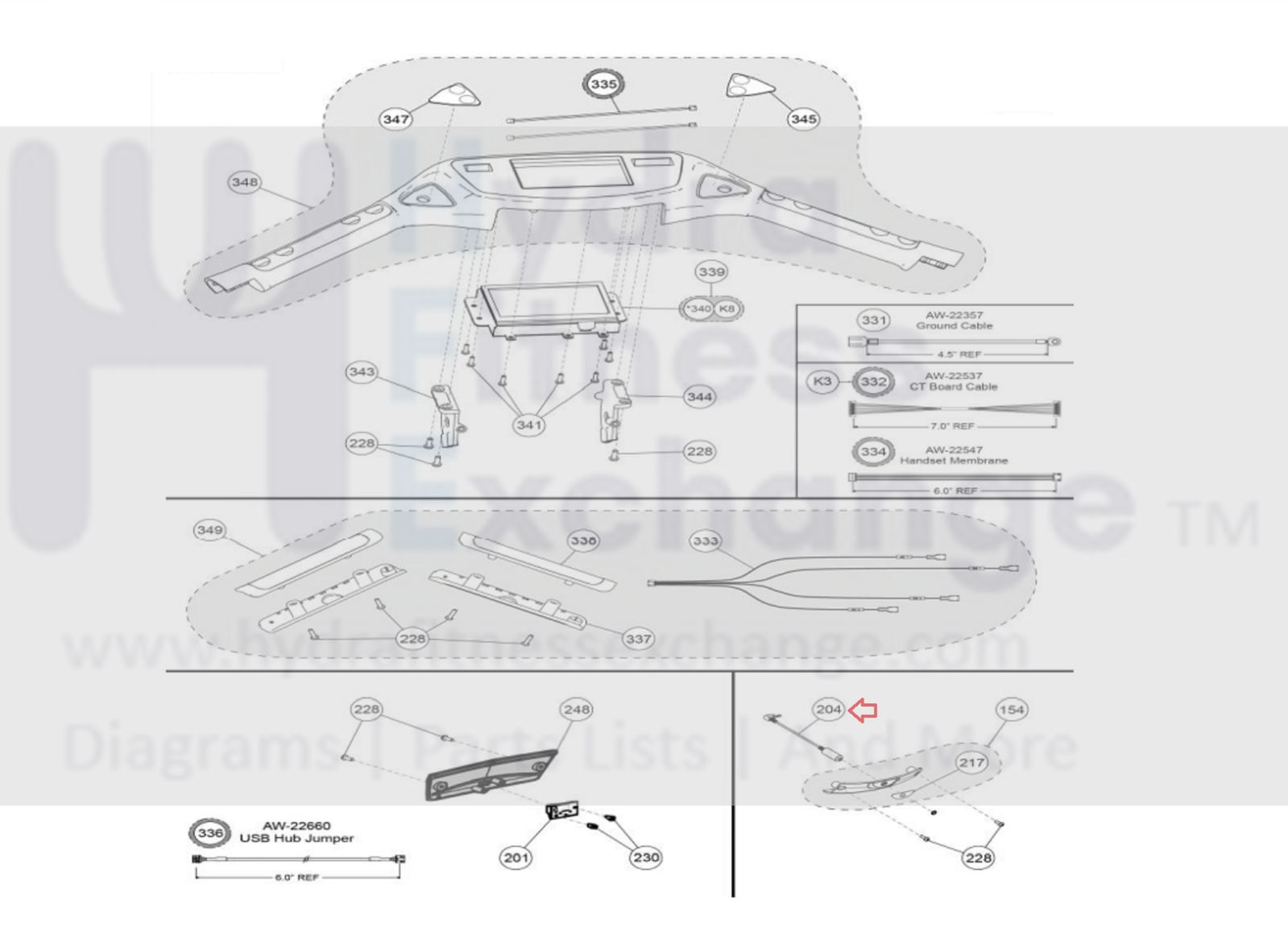 625t Cybex 790T 625T 770T 790T Treadmill Network Connector Extension Cable ...