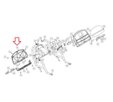 Cybex Arc Trainer - 600A Elliptical Console Back Plastic Cover PP620001-hydrafitnessparts