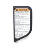 Cybex Arc Trainer - 600A Elliptical Placard Cover Warning Decal DE-17213-4-hydrafitnessparts