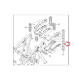 Cybex Arc Trainer 625AT 626AT 627AT Elliptical Left Outer Rear Cover 625A-311-hydrafitnessparts