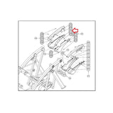 Cybex Arc Trainer 625AT 626AT 627AT Elliptical Right Outer Rear Cover 625A-313-hydrafitnessparts