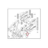 Cybex Elliptical Left Rear Inner Cover 770A-321-hydrafitnessparts