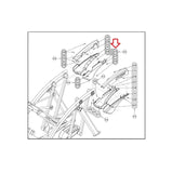 Cybex Elliptical Right Rear Inner Cover 770A-324-hydrafitnessparts