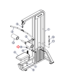 Cybex Hammer Life Fitness Strength System Collar Shaft 1.020 ID 7435301-hydrafitnessparts