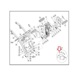 Cybex Life Fitness Elliptical Elevation Motor Cover 740A-354-hydrafitnessparts