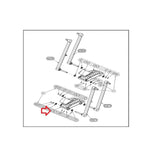 Cybex Life Fitness Elliptical Left Foot Plate 740A-378-hydrafitnessparts