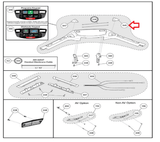 Cybex Proform Treadmill Right Thumb Speed Overlay Switch SW-22388-hydrafitnessparts