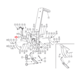 Cybex Strength System Seat Front Cover 20000-657-hydrafitnessparts