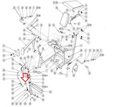 Cybex Strength Systems Recessed Rubber Bumper PR069400-hydrafitnessparts