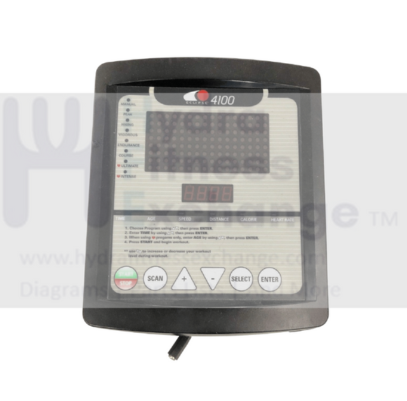 Eclipse 400 Elliptical Cross Trainer Display Console Assembly-hydrafitnessparts