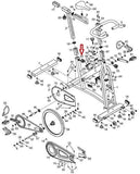 Epic FreeMotion Gold's Gym HealthRider Indoor Cycle Seat Adjustment Knob 292756-hydrafitnessparts