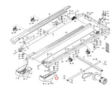 Epic Gold's Gym Health Rider NordicTrack Proform Treadmill Right Rear Foot 393579-hydrafitnessparts