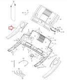 Epic Gold's Gym HealthRider NordicTrack Proform Treadmill Left Handrail 223757-hydrafitnessparts