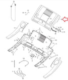 Epic Gold's Gym HealthRider Treadmill Display Console Panel MFR-ETCW05607 263047-hydrafitnessparts