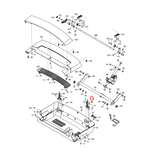 Epic Nordictrack ProForm Reebok Treadmill Black Motor Cover Bracket 265134-hydrafitnessparts